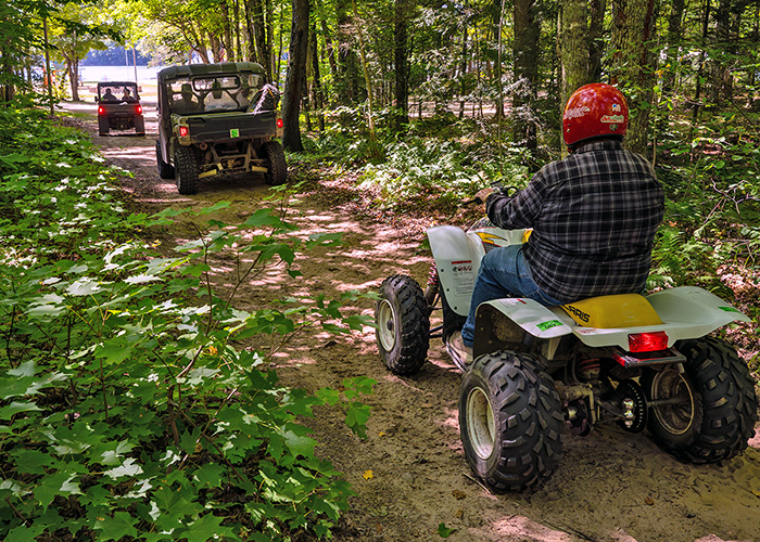 Off-road trail at Otter Lake